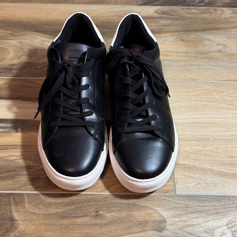 Kurt Geiger London Black Laney Leather Sneakers Size 41 / Men’s US Size 8